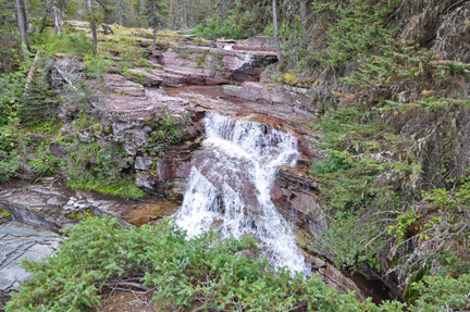 an un-named waterfall