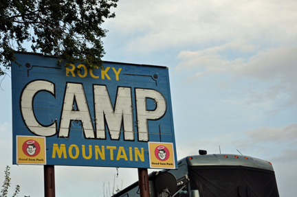 sign-Rocky Mountain Campground