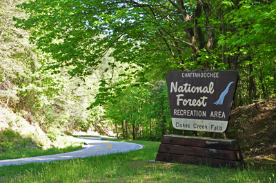 sign - Chattanoochee National Fores Recreation Area
