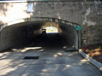 golf cart tunnel