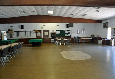 The gameroom at Lee's Travel Park