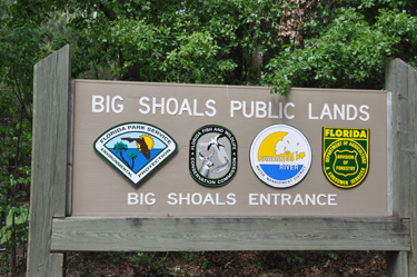 Big  Shoals sign