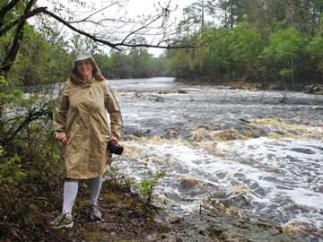 Karen Duquette by the river - April 2009