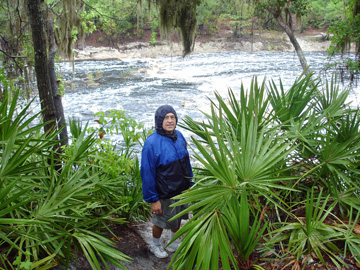 Lee Duquette by the Suwannee River