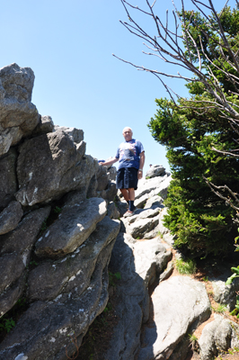 Lee Duquette on Grandfather Mountain