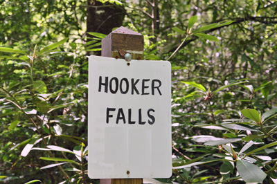 sign - Hooker Falls