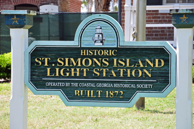 sign - Historic St. Simons Island Light Station