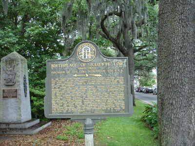 sign - the birthplace of Juliette Gordon Low
