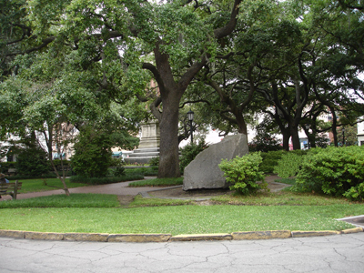 One of the squares in Savannah, Georgia