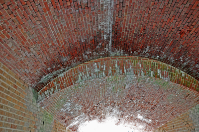 curved brick roof