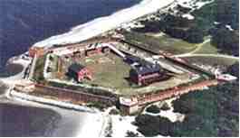 Fort Clinch aerial view