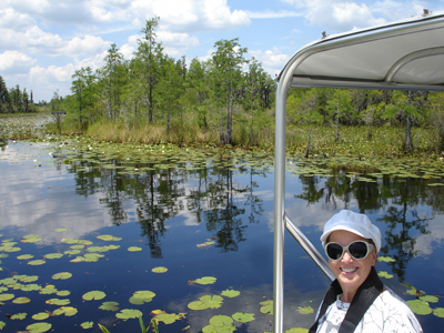 Karen Duquette at Okefenokee Swamp
