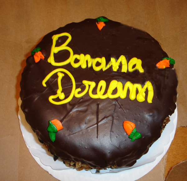 Banana Dream birthday cake