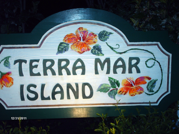 terra Mar Island sign