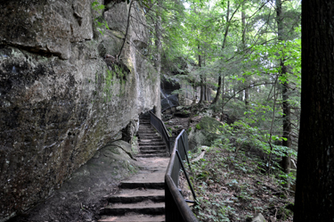 stairs at Cumberland Falls