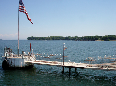 the dock at Put-in-Bay