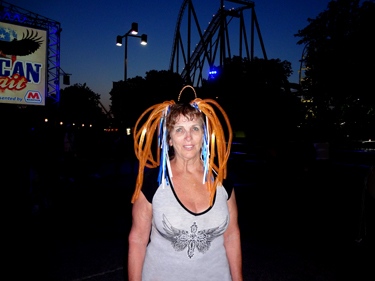 Karen Duquette at Cedar Point