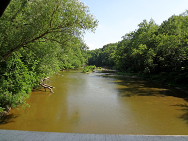 View from Mechanicsville Covered Bridge