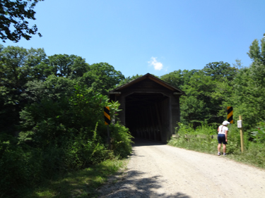 Lee Duquette at Middle Road Covered Bridge