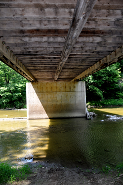 Under the State Road Covered Bridge