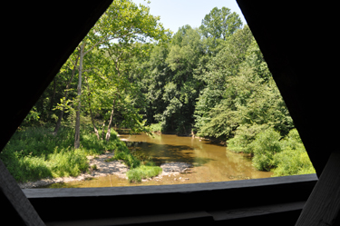 View from Benetka Road Covered Bridge