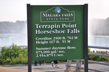sign - Terrapin Point at Horseshoe Falls