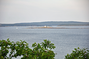 Egg Rock Lighthouse in the distance