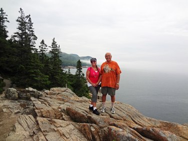 the two RV Gypsies at Acadia National Park