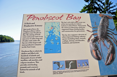 sign about Penobscot Bay