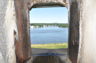 view out a porthole