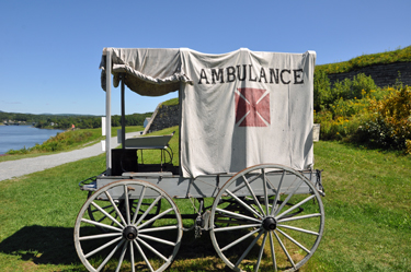 an old ambulance