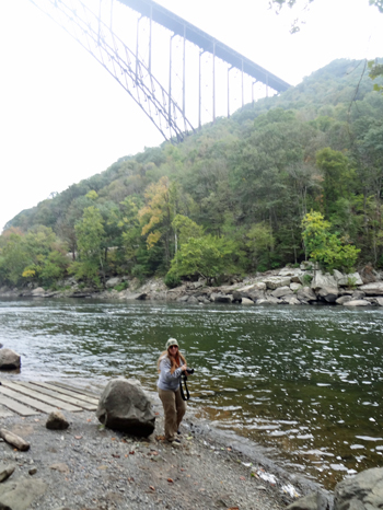 Karen Duquette and the New River Gorge Bridge