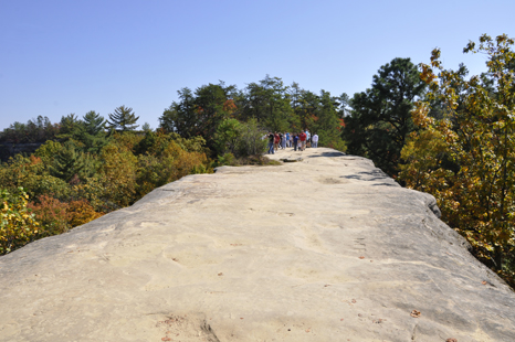 The top of the Natural Bridge