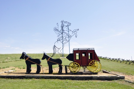 Theodore Roosevelt Rides Again  Sculpture on the Enchanted Highway