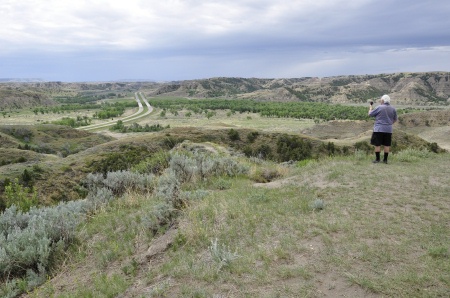 Lee Duquette on Medora Overlook at Theodore National Park