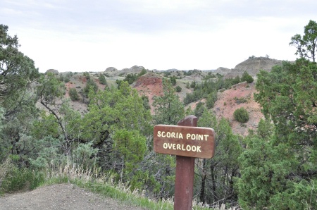 sign - Scoria Point Overlook