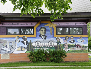  A Salute to Boissevain's Medical Profession mural in Boissevain