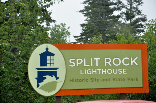 sign: Split Rock Lighthouse