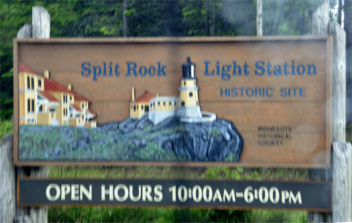 sign: Split Rock Light Station Historic Site