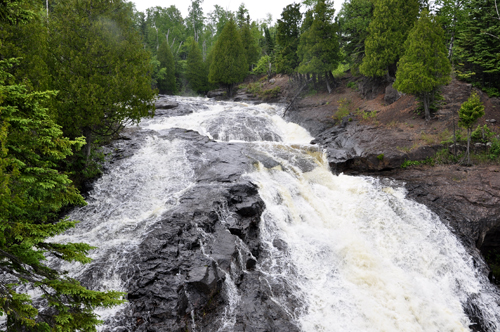 Cross River Falls is on Minnesota's North Shore of Lake Superior