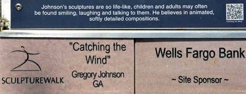 sign: Catching The Wind sculpture