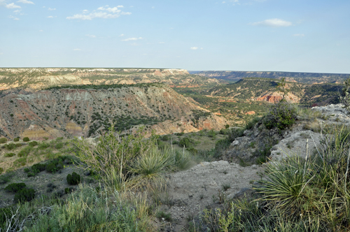 Palo Duro Canyon State Park view from Interpretive Center