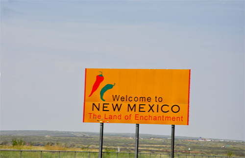 sign: Welcome to New Mexico