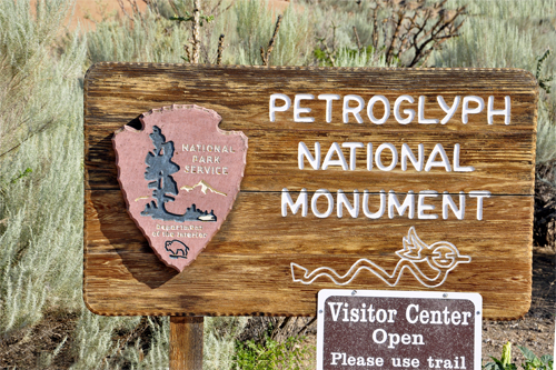 sign: Petroglyph National Monument