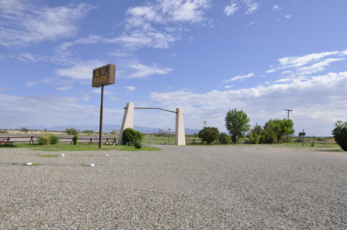 the entry to Ft. Willcox RV Park in Arizona