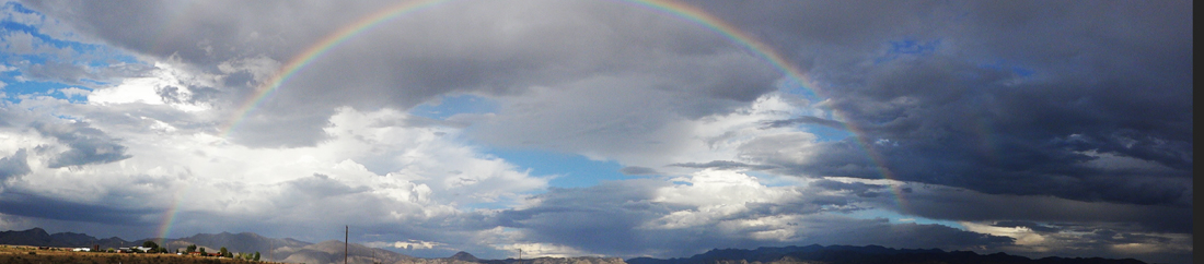 panorama of the rainbow