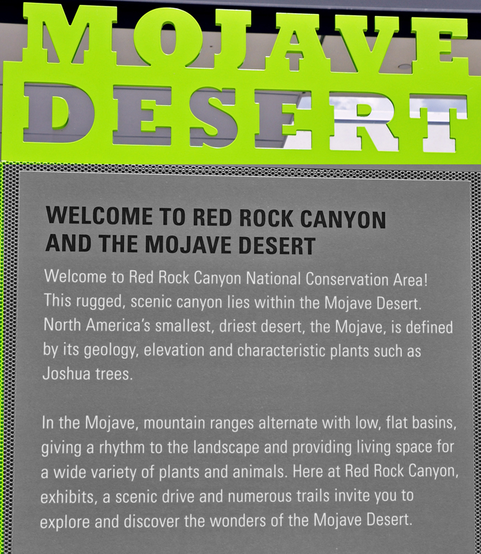 Mojave Desert sign