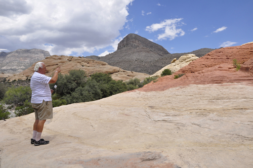 Lee Duquette at Red Rock Canyon National Conservation area