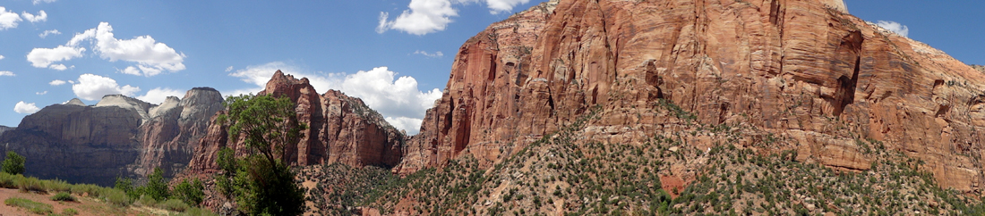 panorama at Zion National Park