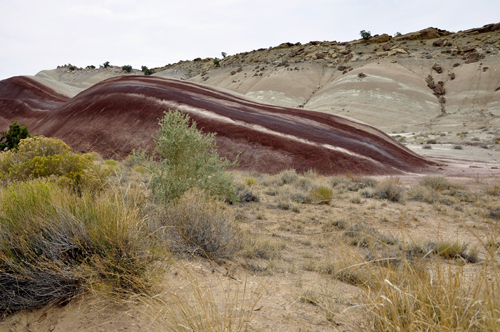 the red-striped hill 